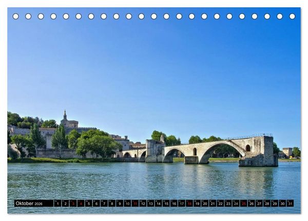 Produktbild: Verzaubernde Provence (Tischkalender 2026 DIN A5 quer), CALVENDO Monatskalender