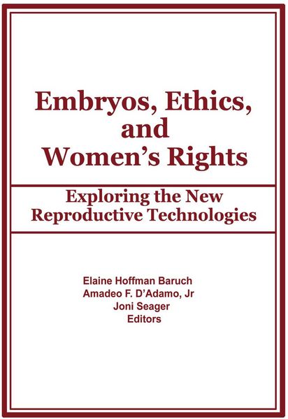 Produktbild: Embryos, Ethics, and Women's Rights