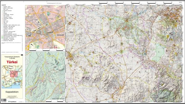 Produktbild: Kappadokien - Topographische Reisekarte 1:250.000 T&uuml;rkei (Blatt 11)
