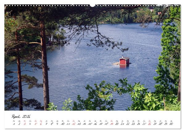 Produktbild: Schwedens Vielfalt (hochwertiger Premium Wandkalender 2026 DIN A2 quer), Kunstdruck in Hochglanz