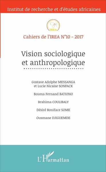 Produktbild: Vision sociologique et anthropologique