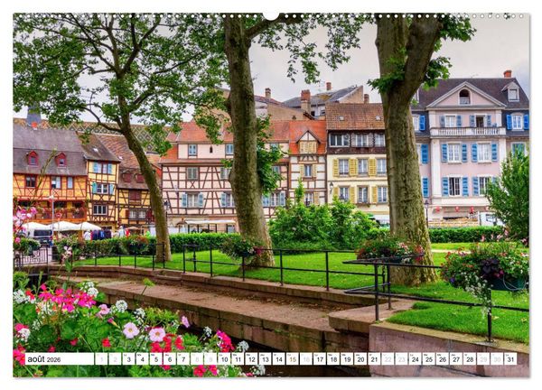 Produktbild: Alsace, magnifiques colombages (Calendrier mural 2026 DIN A2 vertical) calendrier de bureau