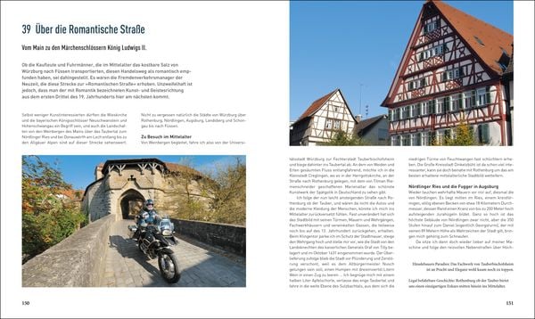 Produktbild: Die sch&ouml;nsten Motorradtouren in Deutschland
