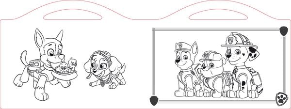 Produktbild: PAW Patrol Malbuch mit über 100 Stickern