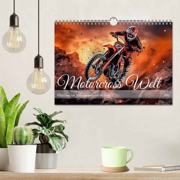 Produktbild: Motorcross Welt (Wandkalender 2026 DIN A4 quer), CALVENDO Monatskalender