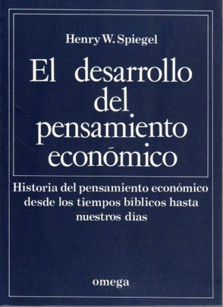Produktbild: El desarrollo del pensamiento econ&oacute;mico