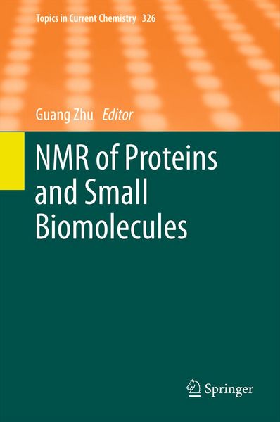 Produktbild: NMR of Proteins and Small Biomolecules