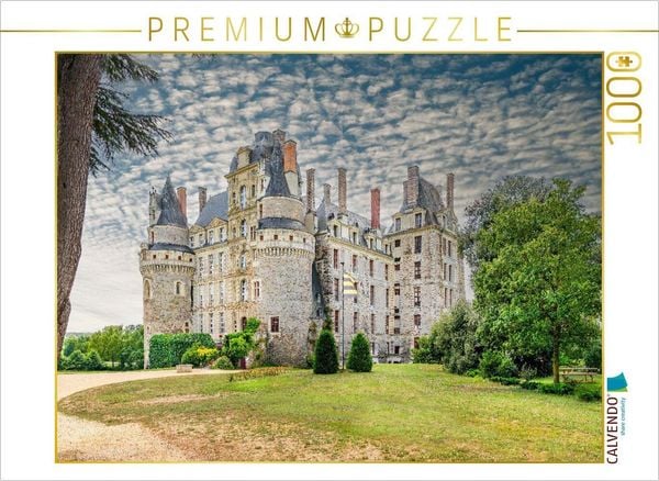 Produktbild: CALVENDO Puzzle Ch&acirc;teau de Brissac. Ein Motiv aus dem Kalender Ch&acirc;teaux. Im Tal der Loire | 1000 Teile Lege-Gr&ouml;&szlig;e 64x48cm Foto-Puzzle f&uuml;r gl&uuml;ckliche Stunden