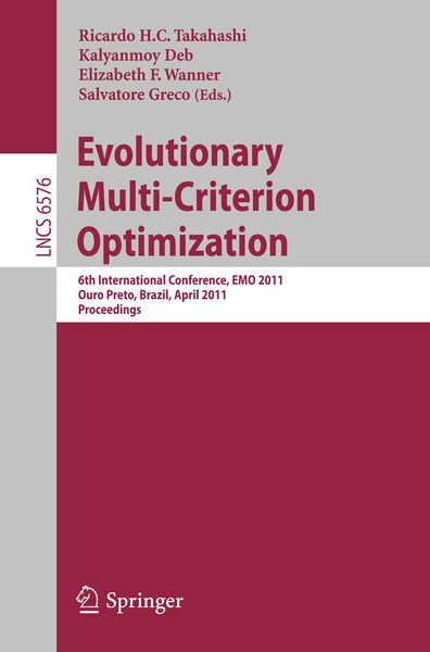 Produktbild: Evolutionary Multi-Criterion Optimization