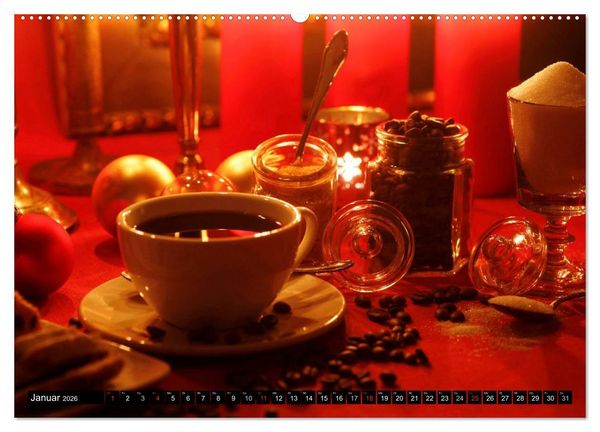 Produktbild: Feine Kaffeevariationen (Wandkalender 2026 DIN A2 quer), CALVENDO Monatskalender