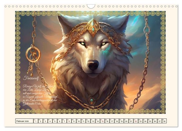 Produktbild: Nordische Mythen (Wandkalender 2026 DIN A3 quer), CALVENDO Monatskalender