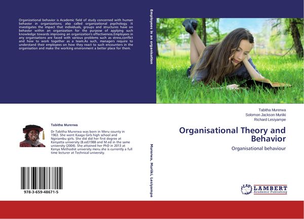 Produktbild: Organisational Theory and Behavior
