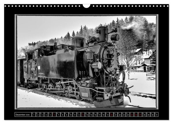 Produktbild: Die Pre&szlig;nitztalbahn (Wandkalender 2026 DIN A3 quer), CALVENDO Monatskalender