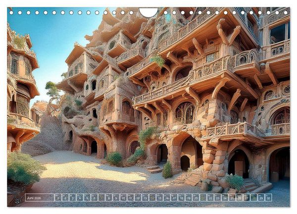 Produktbild: Die Fantasie als Architekt (Wandkalender 2026 DIN A4 quer), CALVENDO Monatskalender