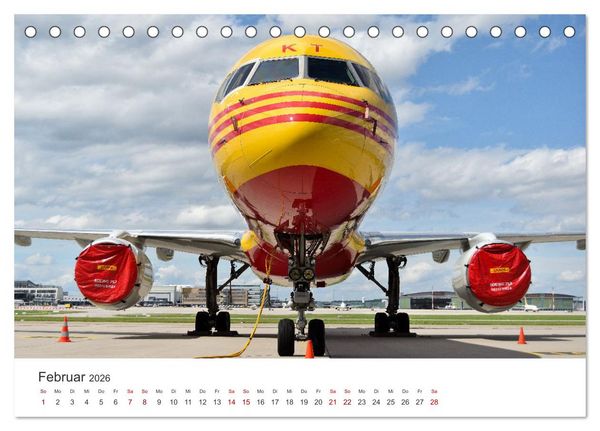 Produktbild: Ein Jahr am Flughafen Stuttgart (Tischkalender 2026 DIN A5 quer), CALVENDO Monatskalender