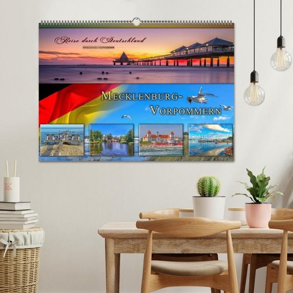 Produktbild: Reise durch Deutschland - Mecklenburg-Vorpommern (Wandkalender 2026 DIN A2 quer), CALVENDO Monatskalender