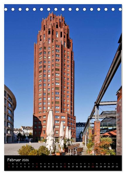 Produktbild: Frankfurt Highlights (Tischkalender 2026 DIN A5 hoch), CALVENDO Monatskalender