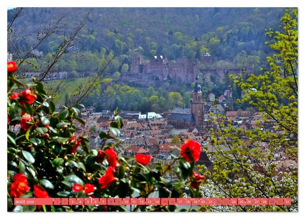 Produktbild: Magnifique Heidelberg (Calendrier mural 2026 DIN A3 vertical), CALVENDO calendrier mensuel