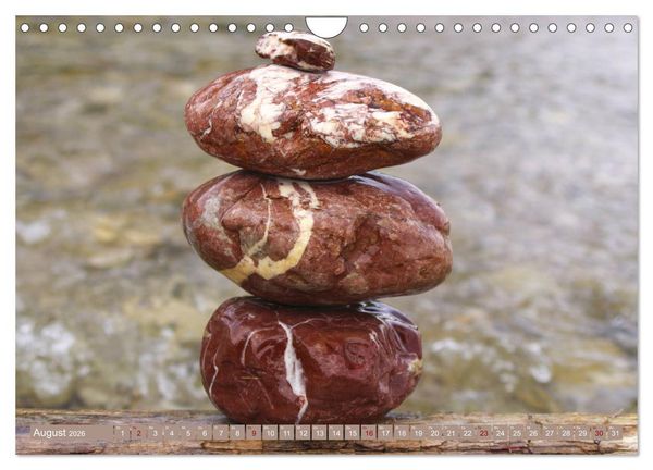 Produktbild: Isarsteine - Eine faszinierende Reise durch das Urgestein der Isar (Wandkalender 2026 DIN A4 quer), CALVENDO Monatskalender