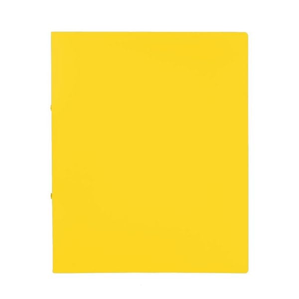 Produktbild: Idena Ringbuch aus Kunststoff 2 Ringe gelb DIN A4 R&uuml;ckenbreite 2cm