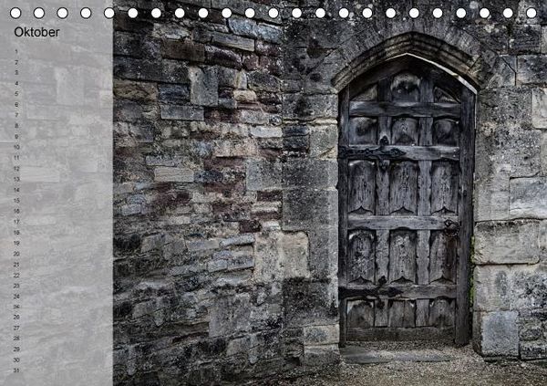 Produktbild: Historische T&uuml;ren aus England / Geburtstagskalender (Tischkalender immerw&auml;hrend DIN A5 quer)