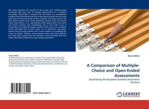 Produktbild: A Comparison of Multiple-Choice and Open-Ended Assessments