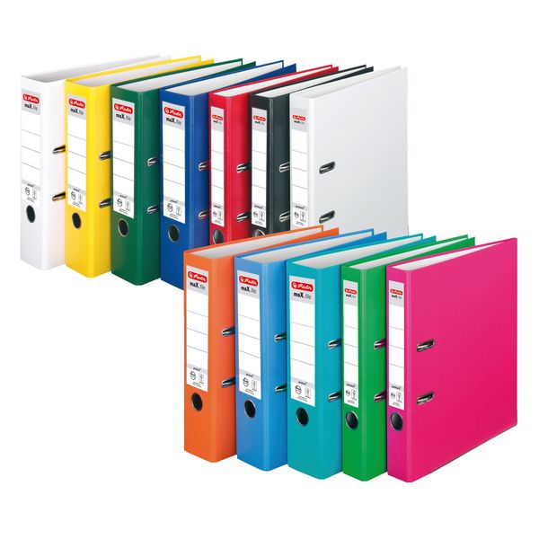 Produktbild: Herlitz Ordner maX.file protect A4 8cm t&uuml;rkis