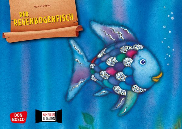 Der Regenbogenfisch, m. schillernden Schuppen. Kamishibai Bildkartenset, Sonstige von Marcus Pfister, Don Bosco, 4260179515491