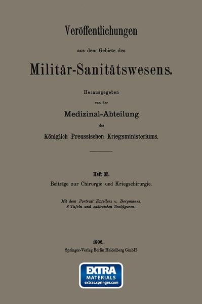 Beiträge zur Chirurgie und Kriegschirurgie, Taschenbuch von Ernst Bergmann, Springer Berlin, 978-3-662-34401-9