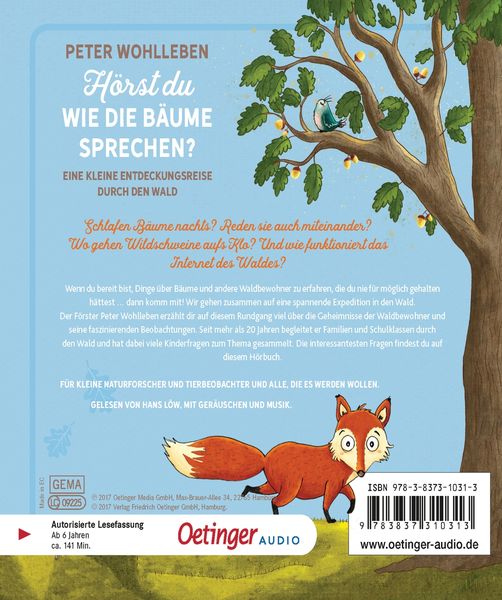 Hörst Du Wie Die Bäume Sprechen 'Hörst du, wie die Bäume sprechen?' von 'Peter Wohlleben' - Hörbuch
