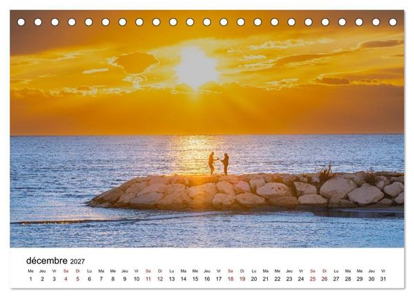 Produktbild: LA RIVIERA TURQUE Antiquit&eacute;. C&ocirc;te. Lumi&egrave;re. (Calendrier de bureau 2027 DIN A5 vertical), CALVENDO calendrier mensuel