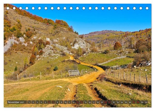 Produktbild: Fundatura Ponorului - Auf dem Via Transilvanica durch die Karpaten (Tischkalender 2027 DIN A5 quer), CALVENDO Monatskalender