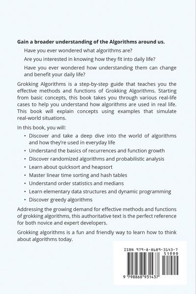 Produktbild: GROKKING ALGORITHM BLUEPRINT