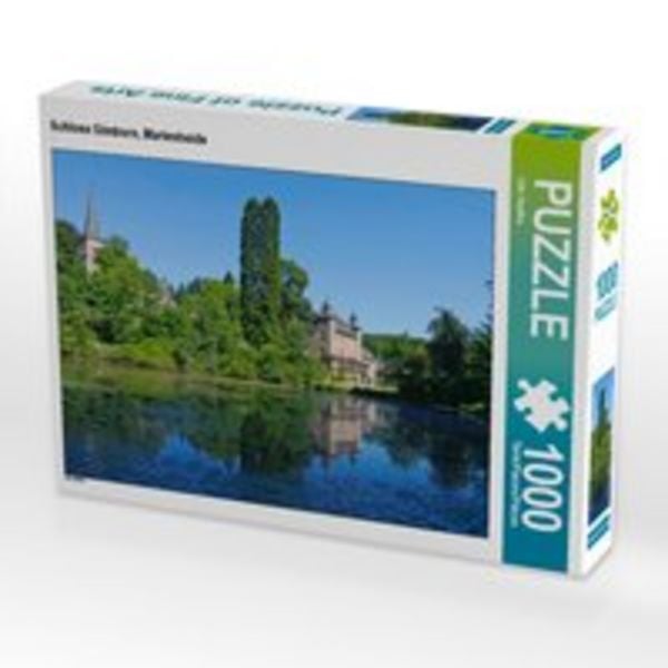 CALVENDO Puzzle Schloss Gimborn, Marienheide 1000 Teile Lege-Größe 64 x 48 cm Foto-Puzzle Bild von Udo Haafke
