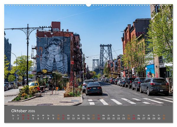 Produktbild: Faszination New York (hochwertiger Premium Wandkalender 2026 DIN A2 quer), Kunstdruck in Hochglanz