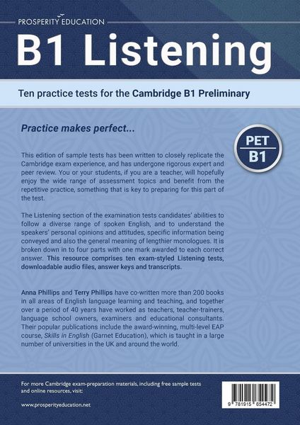 Produktbild: B1 Listening