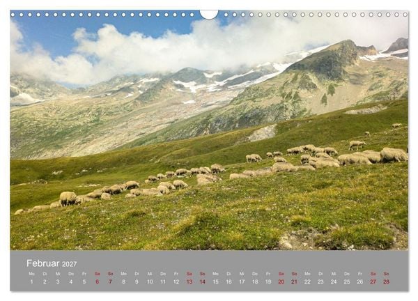 Produktbild: TMB - Mont Blanc (Wandkalender 2027 DIN A3 quer), CALVENDO Monatskalender