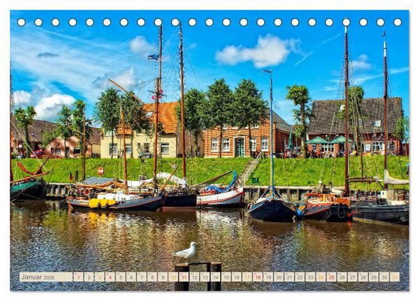 Produktbild: Reise an die Nordsee - Carolinensiel (Tischkalender 2026 DIN A5 quer), CALVENDO Monatskalender