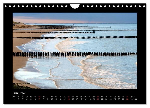 Produktbild: An der Nordsee (Wandkalender 2026 DIN A4 quer), CALVENDO Monatskalender