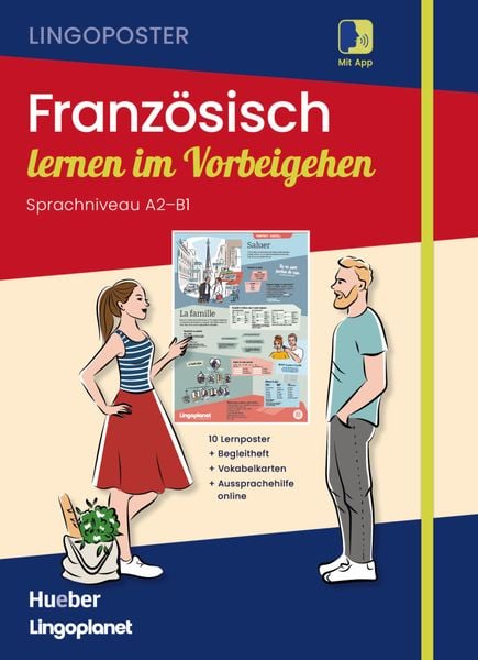 Produktbild: Lingoposter: Franz&ouml;sisch lernen im Vorbeigehen