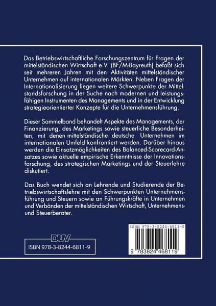 Produktbild: Mittelstand und Betriebswirtschaft