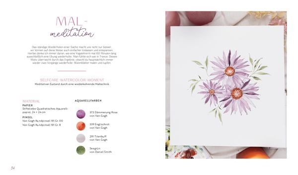 Produktbild: Selfcare Watercolor &ndash; Kreative Momente f&uuml;r mich