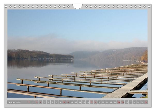 Produktbild: Baldeneysee - Oase der Ruhe (Wandkalender 2026 DIN A4 quer), CALVENDO Monatskalender