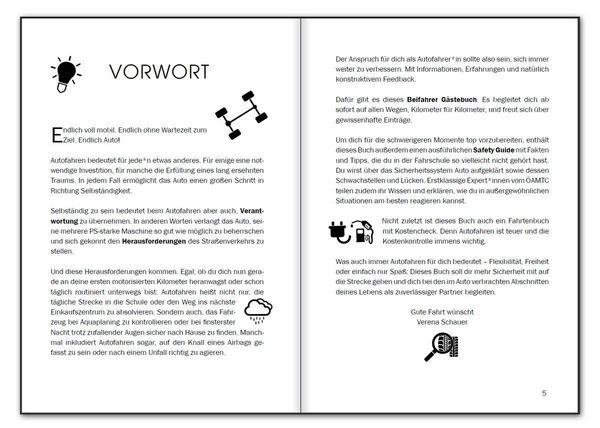 Produktbild: Endlich Auto! Beifahrer G&auml;stebuch und Safety Guide