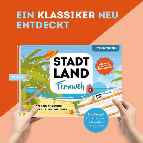 Produktbild: Stadt, Land, Fernweh &ndash; Der Spieleklassiker f&uuml;r alle Urlauber*innen