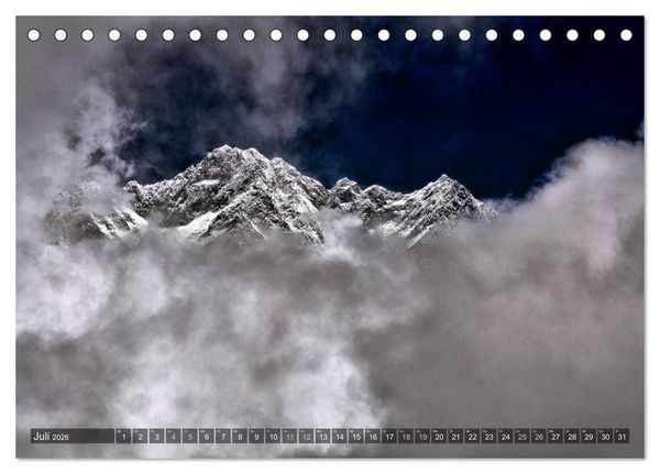 Produktbild: Himalaya - Gipfel des Sagarmatha Nationalparks (Tischkalender 2026 DIN A5 quer), CALVENDO Monatskalender