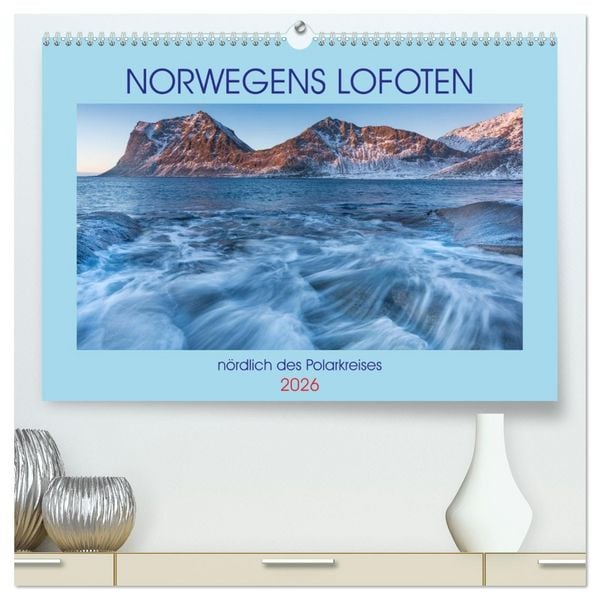 Produktbild: Norwegens Lofoten (hochwertiger Premium Wandkalender 2026 DIN A2 quer), Kunstdruck in Hochglanz