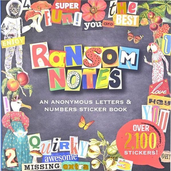 Produktbild: Ransom Notes Sticker Book (Over 2100 Stickers!)
