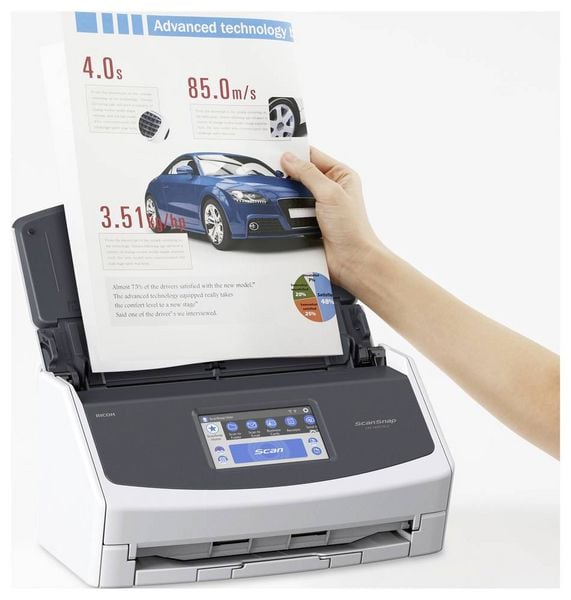 Produktbild: Ricoh ScanSnap iX1600 Duplex-Dokumentenscanner A4 600 x 600 40 Seiten/min USB, WLAN
