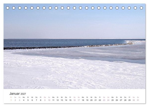 Produktbild: Hamburger Hallig - Der Weg ist das Ziel (Tischkalender 2027 DIN A5 quer), CALVENDO Monatskalender